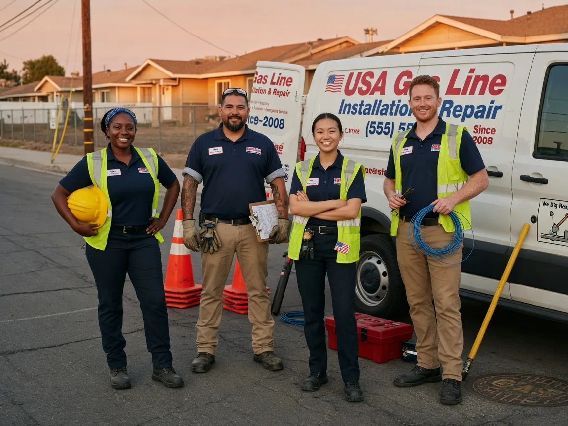 Gas Line Installation company in Bluffs, IL