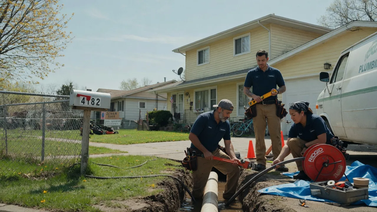 Gas Line Repair in Bluffs, IL near me